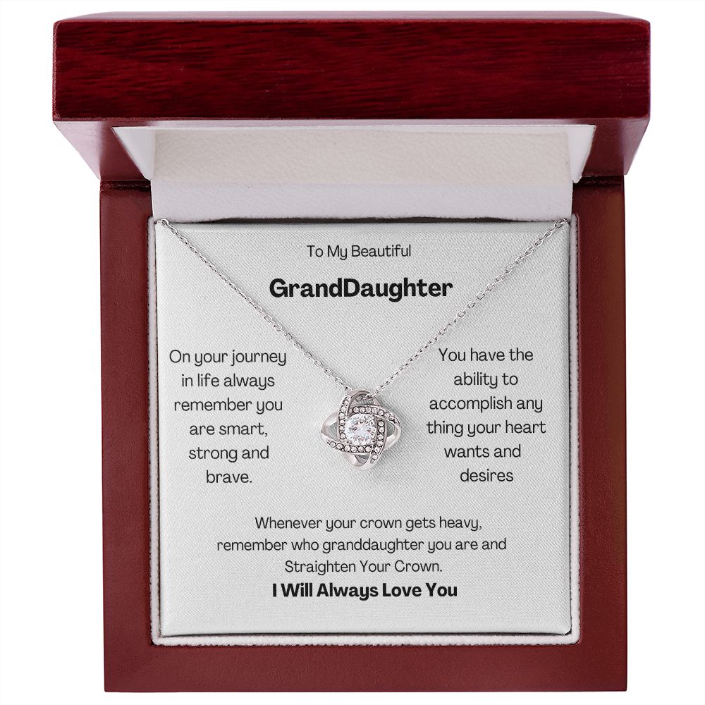 Granddaughter - Love Knot Necklace