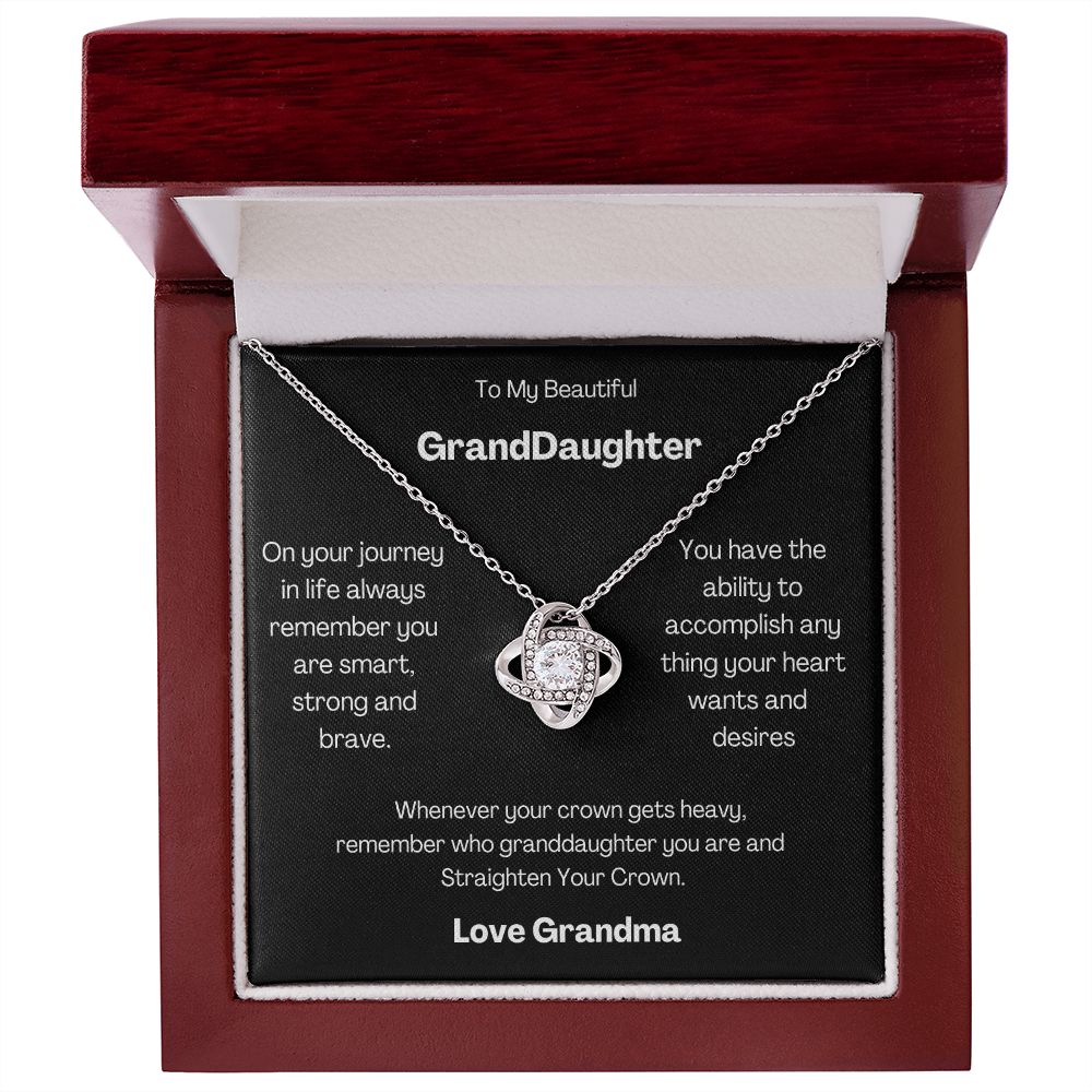 Granddaughter from Grandma - Love Knot Necklace