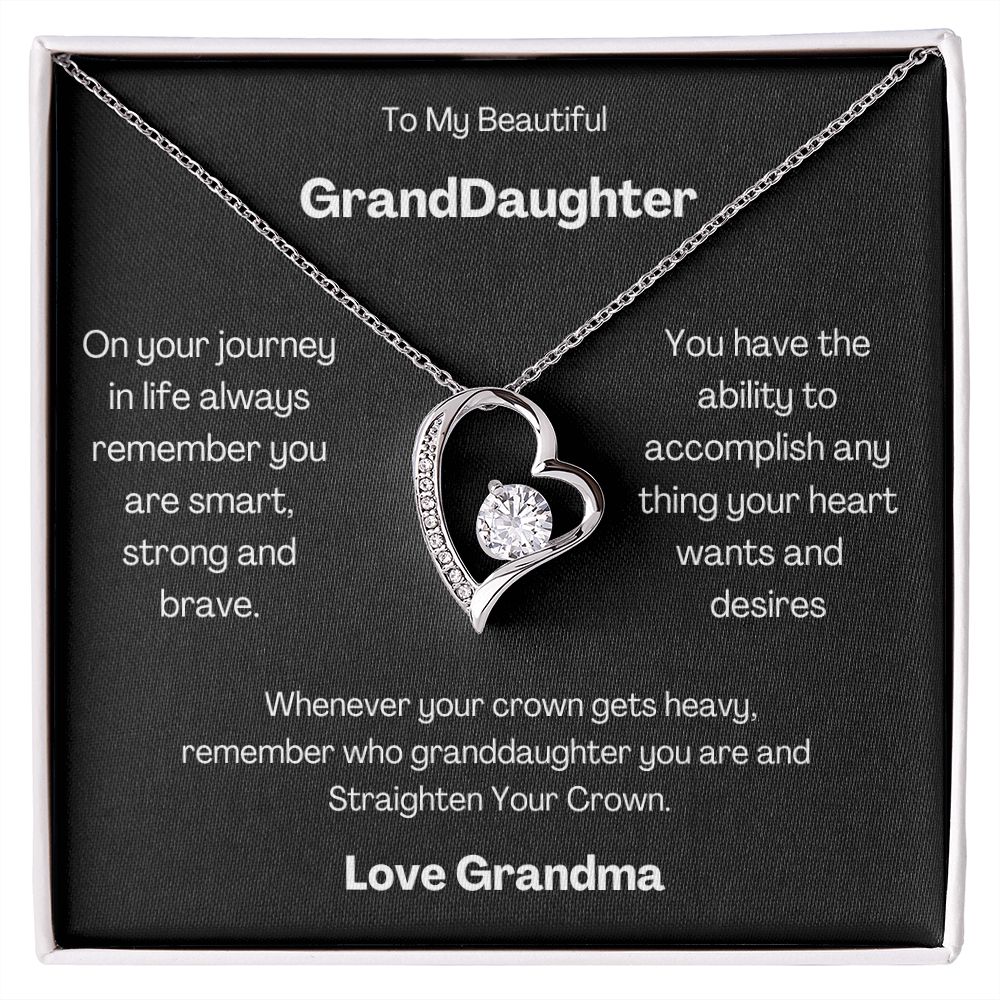 Granddaughter from Grandma - Forever Love Necklace