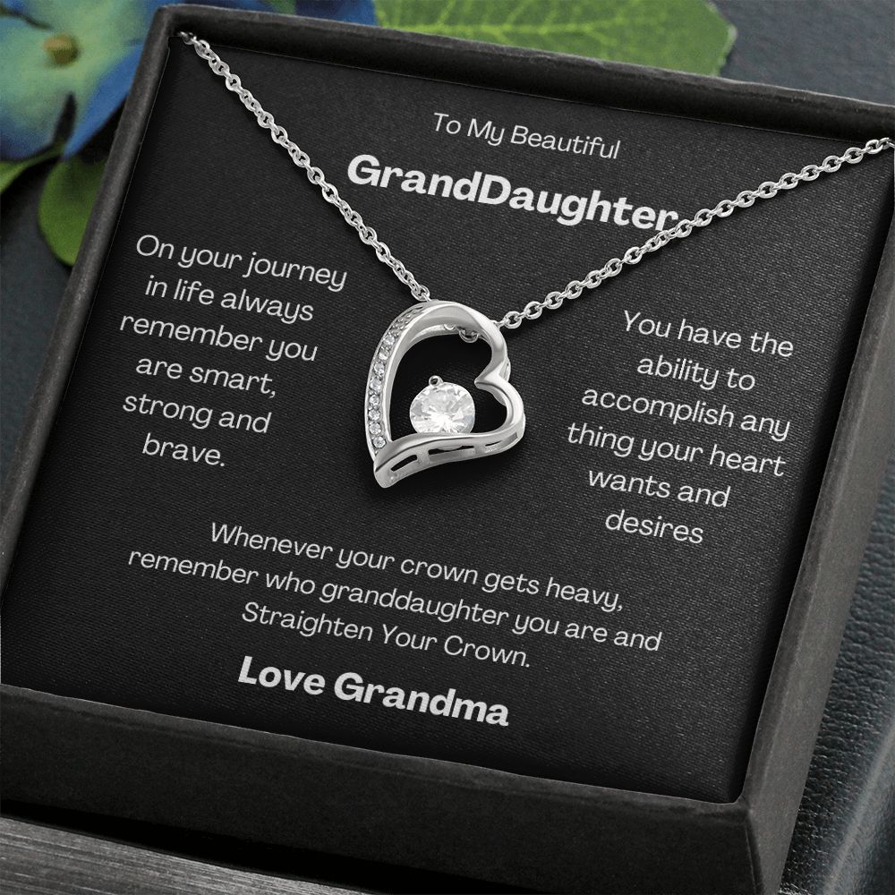 Granddaughter from Grandma - Forever Love Necklace