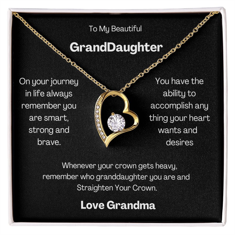 Granddaughter from Grandma - Forever Love Necklace