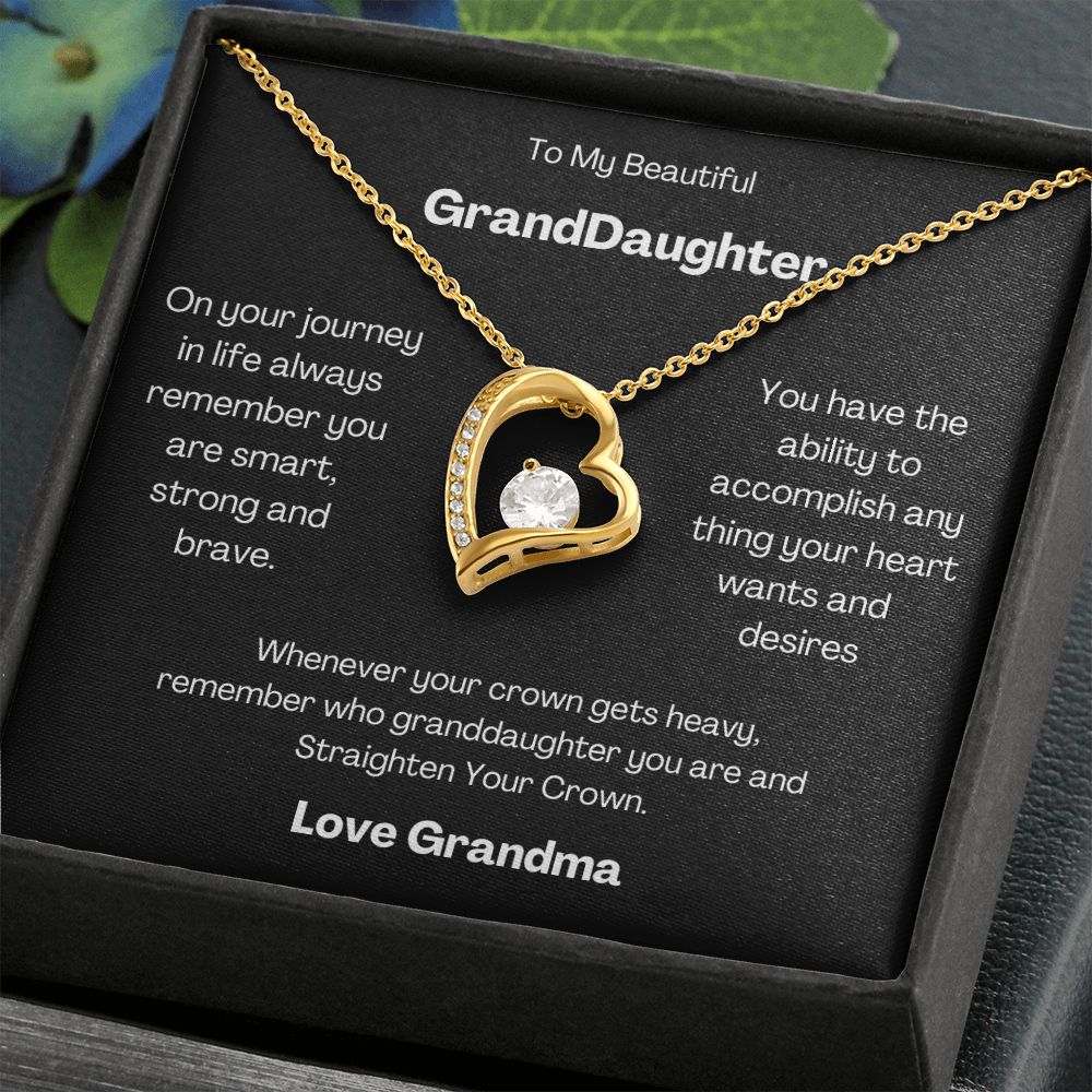 Granddaughter from Grandma - Forever Love Necklace