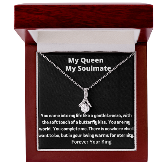 Alluring beauty necklace to my queen my soulmate